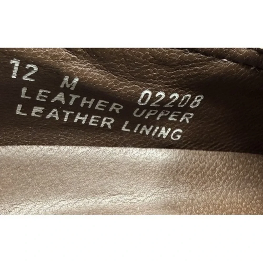 Banana Republic Men's Brown Leather Slip‎ On Loafer Size 12